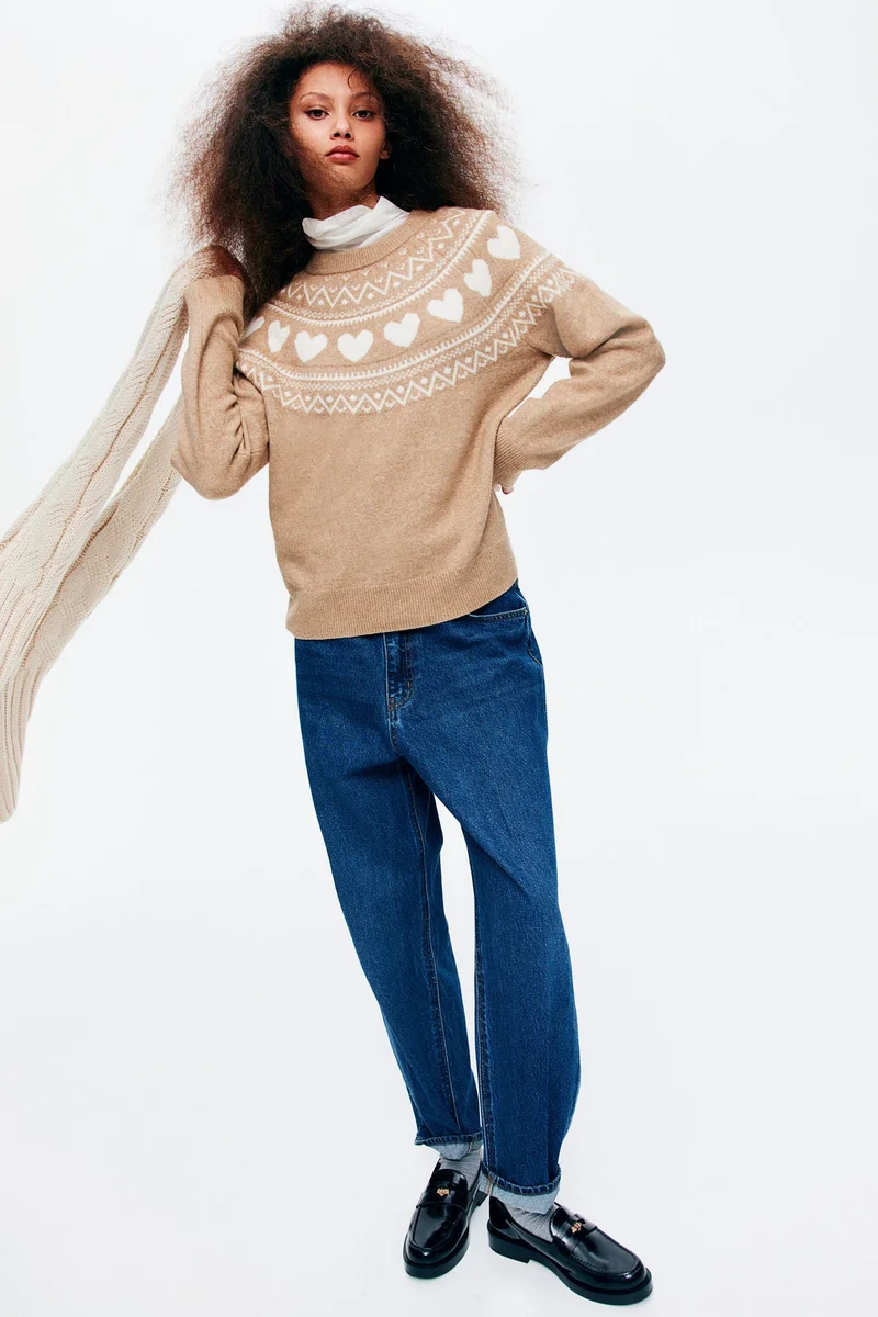 H&M Jacquard-Knit Jumper