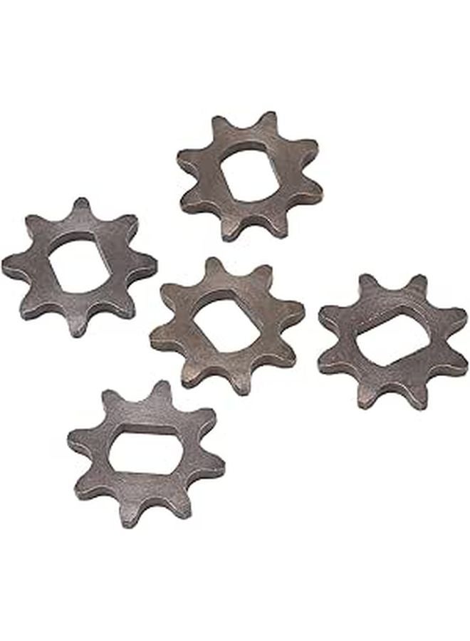 5Pcs 420 Chain Sprocket 8 Tooth For Electric Scooter Internal Size 17x12mm - Image 1