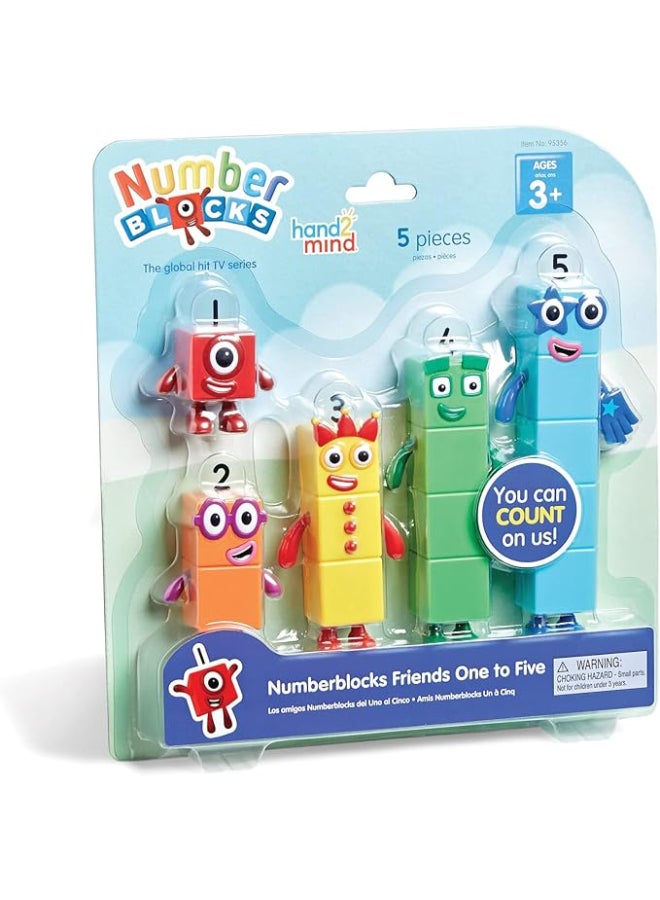 Learning Resources أصدقاء الأرقام من واحد إلى خمسة | نماذج مقياس: الشخصيات متناسبة مع | لعبة العجينة المريحة للتوتر - Image 1