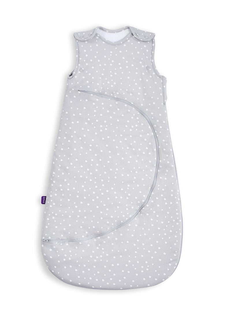 Snuz Baby Sleeping Bag Monospot Design Soft 100% Cotton With Zip for Easy Nappy Changing 0 to 6 Months - Image 1