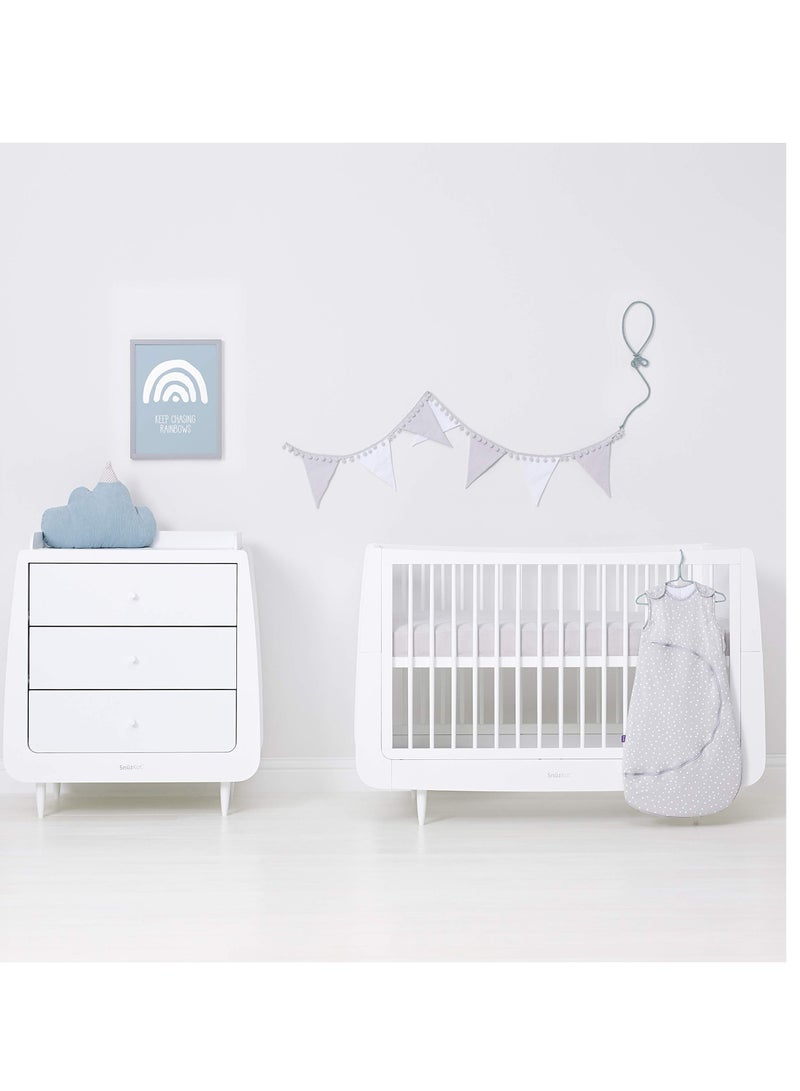 Snuz Baby Sleeping Bag Monospot Design Soft 100% Cotton With Zip for Easy Nappy Changing 0 to 6 Months - Image 4