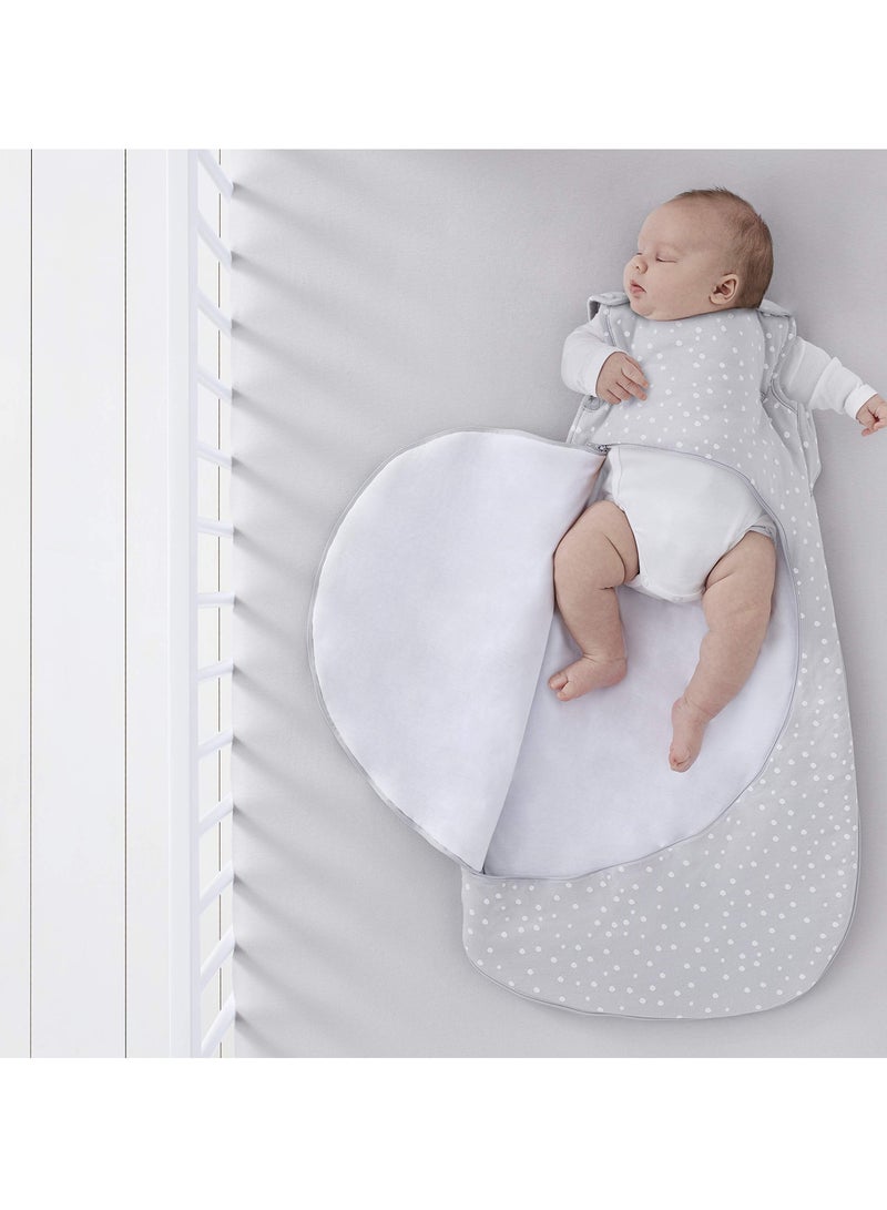 Snuz Baby Sleeping Bag Monospot Design Soft 100% Cotton With Zip for Easy Nappy Changing 0 to 6 Months - Image 2