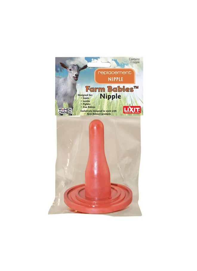 Lixit Lixit Farm Baby Replacement Nipples (1 Quart Single) 