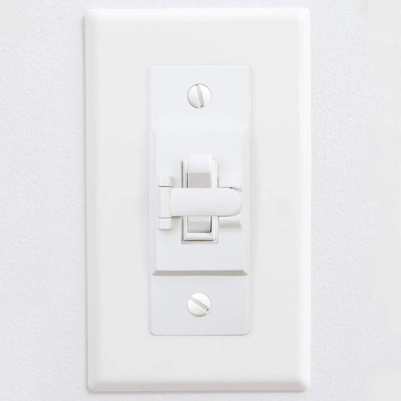 2FY2SW Light Switch Guard Optional Wall Plate Cover Switch ON or Off Protects Your Lights or Circuits from being Accidentally Turned On or Off by Children and Adults (2 Pack) - Image 3