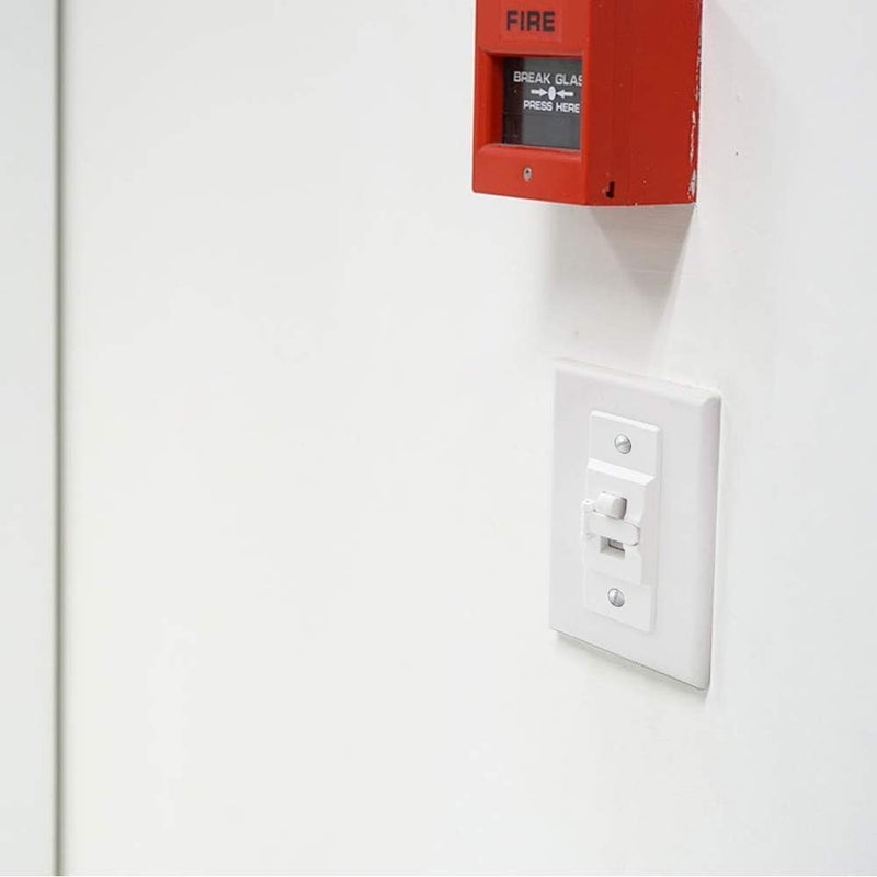 2FY2SW Light Switch Guard Optional Wall Plate Cover Switch ON or Off Protects Your Lights or Circuits from being Accidentally Turned On or Off by Children and Adults (2 Pack) - Image 5