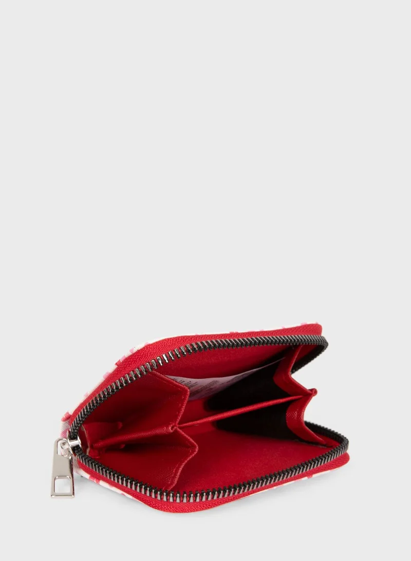 DeFacto Zip Around Printed Wallet