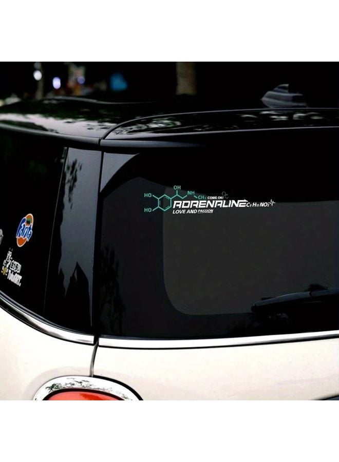 Dopamine Molecule Car Decal 35x4 5cm Waterproof Sunscreen Resistant Sticker - Image 5
