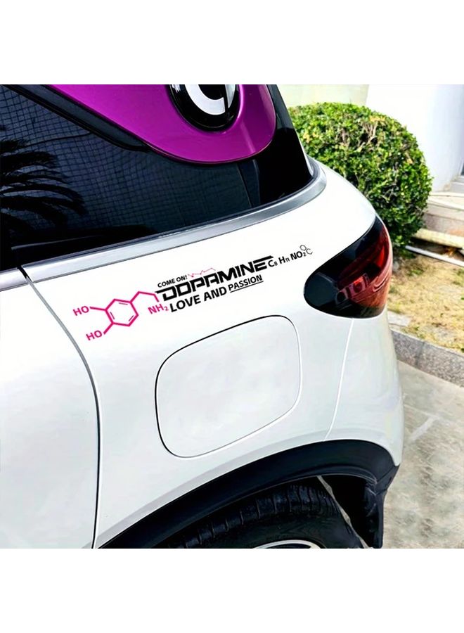 Dopamine Molecule Car Decal 35x4 5cm Waterproof Sunscreen Resistant Sticker - Image 3