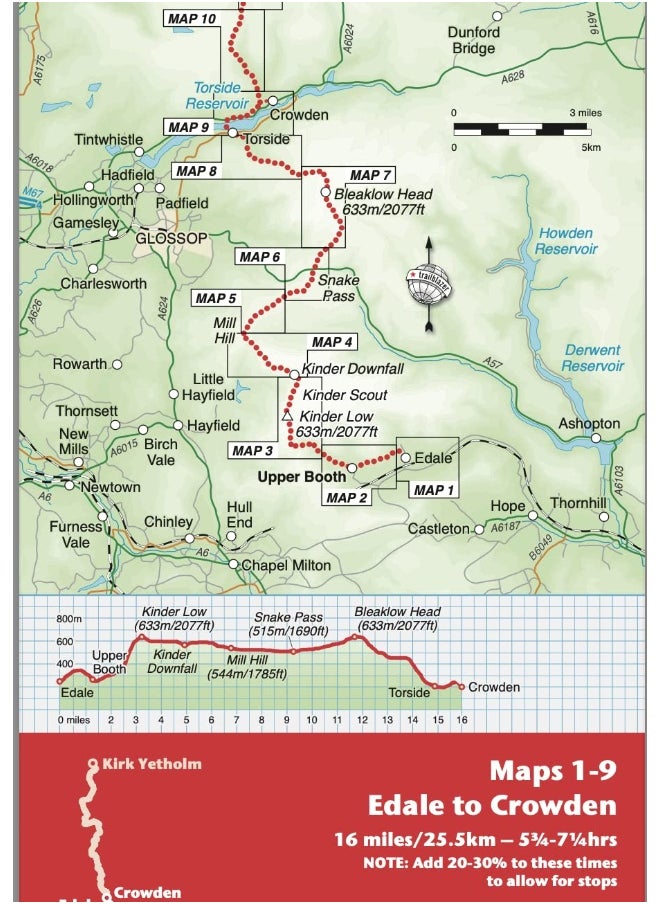 null - Pennine Way - guide and maps to 57 towns and villages with large-scale walking maps (1:20 000): Edale to Kirk Yetholm - Planning, places to stay and places to eat - Image 1