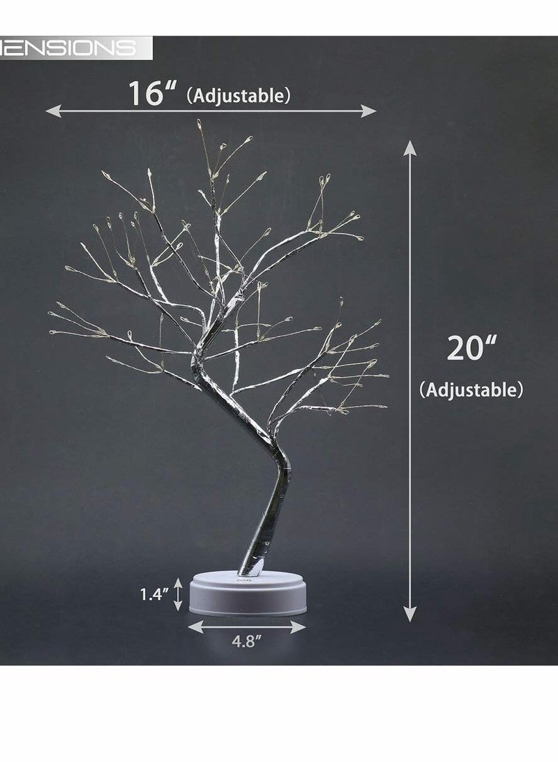 SYOSI Bonsai Tree Light Decorative Lights, Simulated Tree Shape Night Light Aesthetic Lights Suitable for Room Living Room Home Decor, Festive Wedding Decorative Lights, Gifts (Warm White, 108 LED) - Image 5