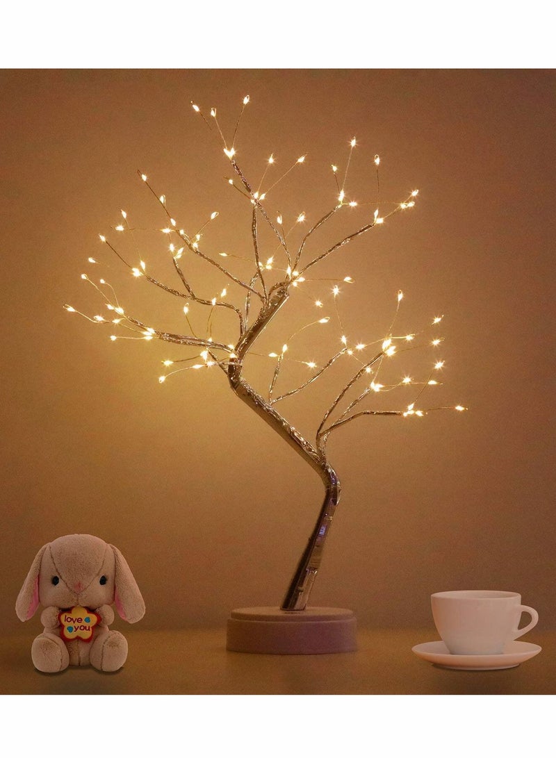 SYOSI Bonsai Tree Light Decorative Lights, Simulated Tree Shape Night Light Aesthetic Lights Suitable for Room Living Room Home Decor, Festive Wedding Decorative Lights, Gifts (Warm White, 108 LED) - Image 1