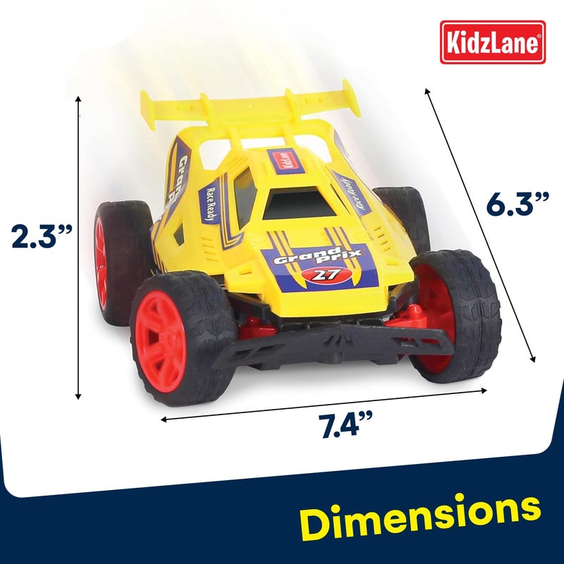Kidzlane Kids Remote Control Cars - 2 Race Cars Racing Together with All-Direction Drive, 35 ft Range - 2 Pack Remote Control Car Set for Kids - Remote Control car for Boys 4-7 & 8-12 - Image 3