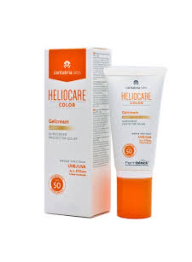 هيليوكير جل كريم ملون بعامل حماية من الشمس 50 فاتح 50 مل - Image 2