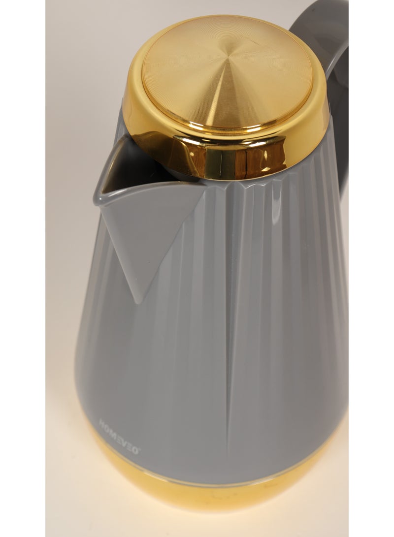 HOMEVEO Luxury tea and coffee thermos set - elegant design with golden touches - high-quality thermal insulation that maintains heat for long periods - 1 liter capacity - Image 5
