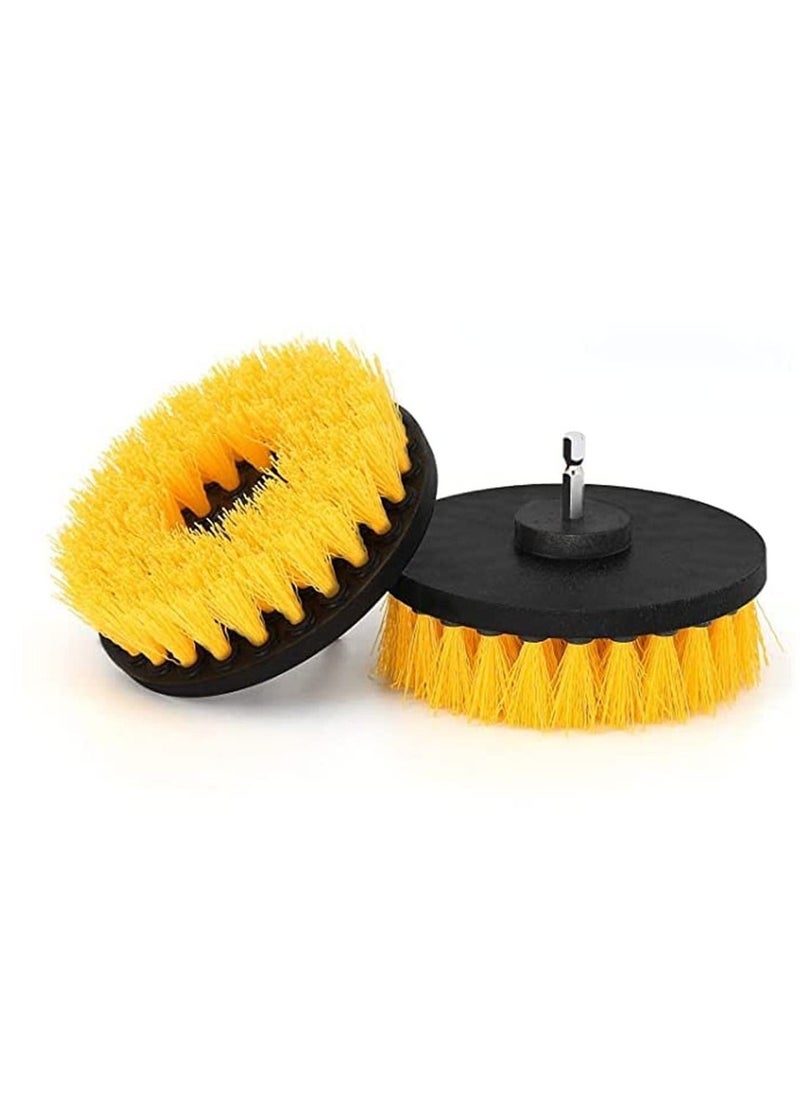 Generic - 3pc Car Cleaning Brush Car Detailing Brush Drill Brush with Drill Attachment Tub Cleaner Scrubber Cleaning Brushes Automotive Detailing Spin Scrubber Set - Image 1