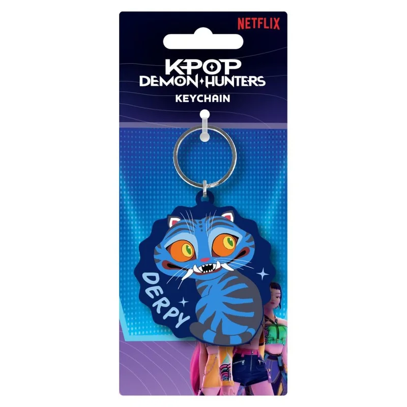 KPop Demon Hunters: Derpy Tiger PVC Keychain