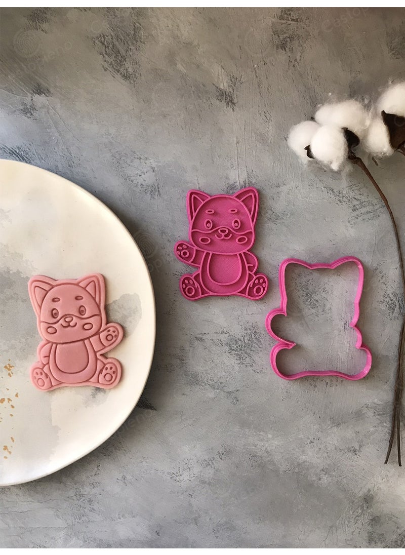 Cestopieno - Hello Pink Cat Dough Shaper - Image 1