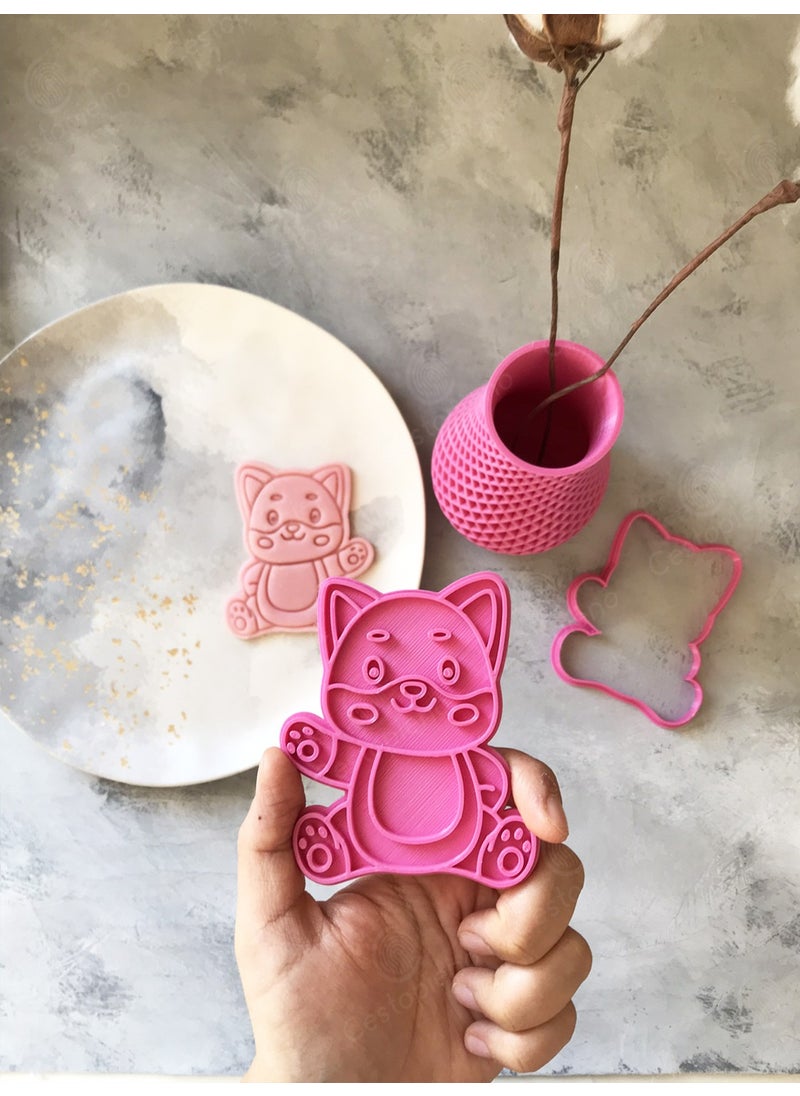 Cestopieno - Hello Pink Cat Dough Shaper - Image 1