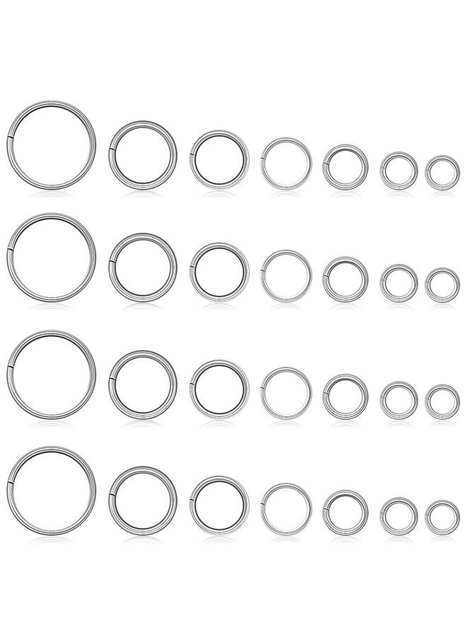 DANNEASY 1070Pcs Nail Art Dangle Charm Piercing Tool Hand Drill Nail Piercing Charms Jump Rings Connectors Nail Accessories Jump Ring For Jewelry Craft Making Nail Art Supplies(Silver)  - Image 4