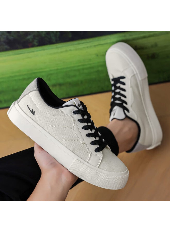 Pull Back Warrior Men's Spring New Lightweight Comfortable Classic Casual Flat Shoes Wxym412 Beige Size 37 - Image 5