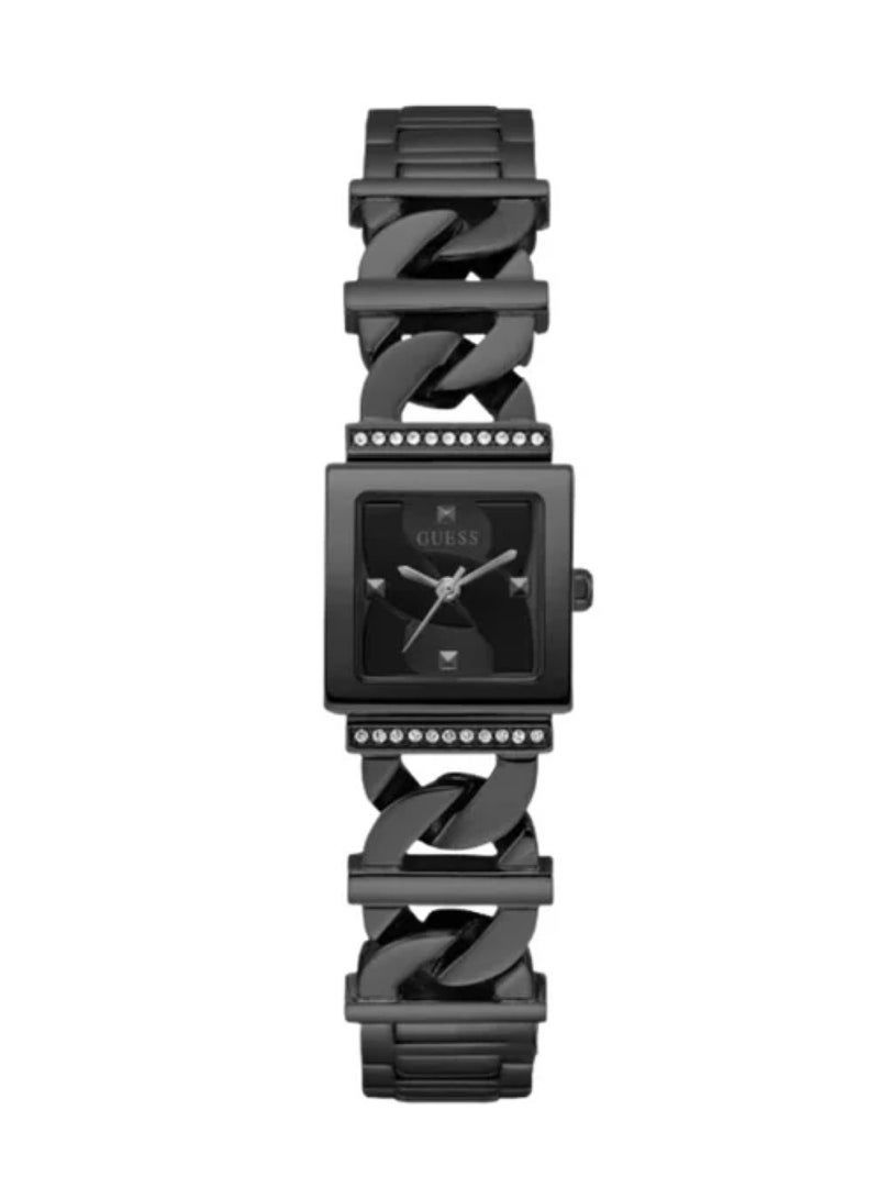Guess Women Runaway Black Stainless Steel Black Dial Quartz Watch - GW0603L3 - Image 1