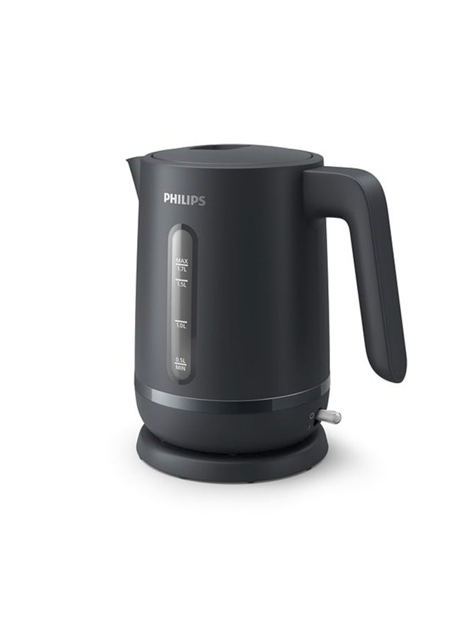 Philips Essentials Collection Kettle 1000 Series 1.7 L 1800 W HD9314 Charcoal Grey - Image 1
