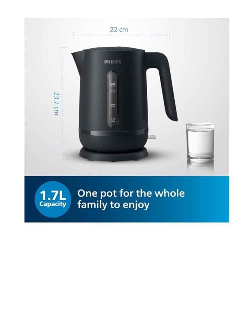 Philips Essentials Collection Kettle 1000 Series 1.7 L 1800 W HD9314 Charcoal Grey - Image 4