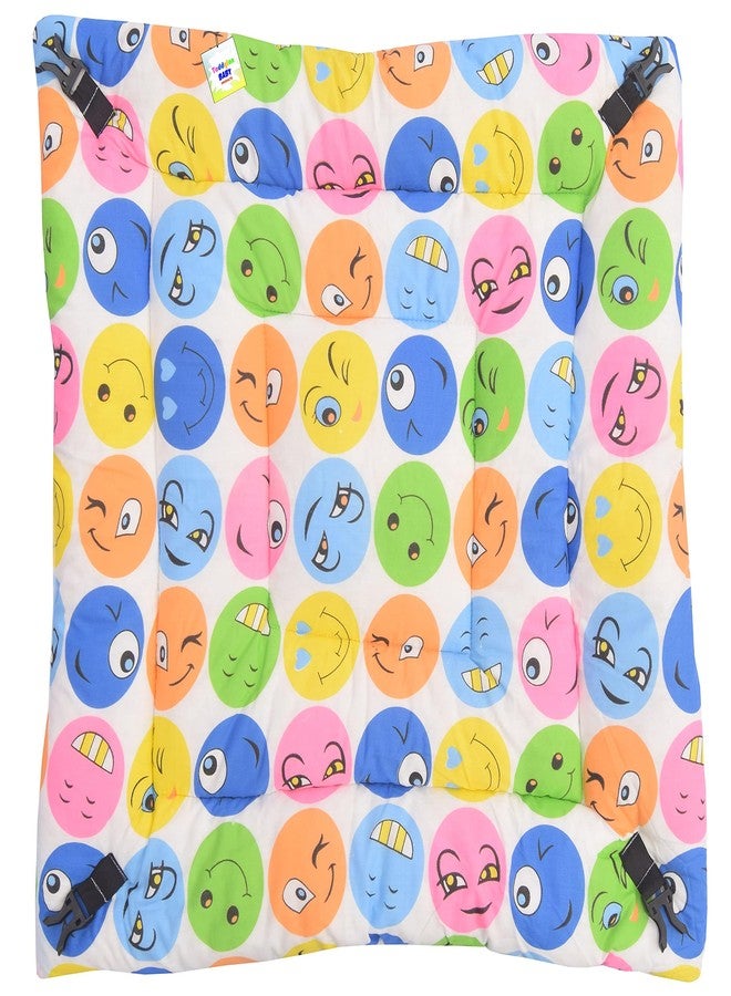 Toddylon Baby Play Gym New Born Baby Bedding|Mat with Hanging Toys|Mattress with Mosquito Net|Cotton Playing Mat|Playmats & Floor Gyms (0-6 Months),1 Count,Blue - Image 5