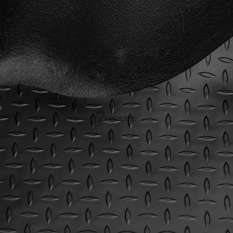 TLAPS 7422440022085 Compatible with 2007-2018 Chevy Silverado/GMC Sierra 8 Feet (96") Long Bed Black Rubber Diamond Plate Truck Bed Mat - Image 4