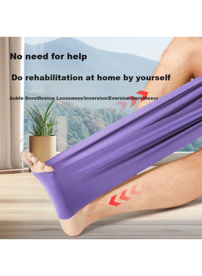 Li-Ning Li-ning Elastic Band For Leg, Ankle, Achilles Tendon Rehabilitation Training, Muscle Recovery Fitness Strength Training Equipment 15 Lbs - Image 4