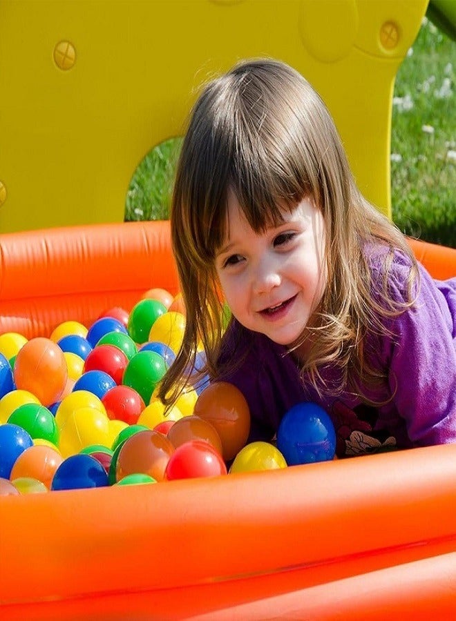 Soft-edged ball set, germ-free, bright colors, 100 balls  - Image 2