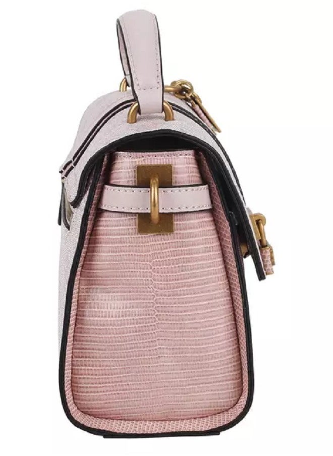 GUESS - Guess - Ginevra Logo Top Handle Flap Cross-body Bags - Image 1