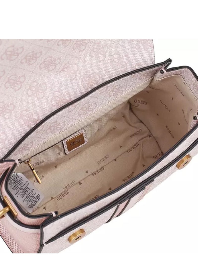 GUESS - Guess - Ginevra Logo Top Handle Flap Cross-body Bags - Image 1