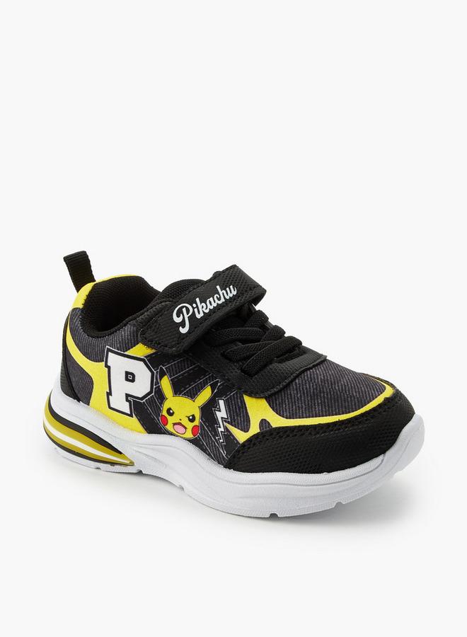Pokemon Boys Light-Up Hook & Loop Ankle School Sneakers - Image 2
