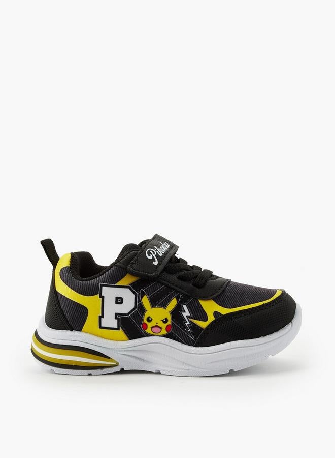 Pokemon Boys Light-Up Hook & Loop Ankle School Sneakers - Image 3