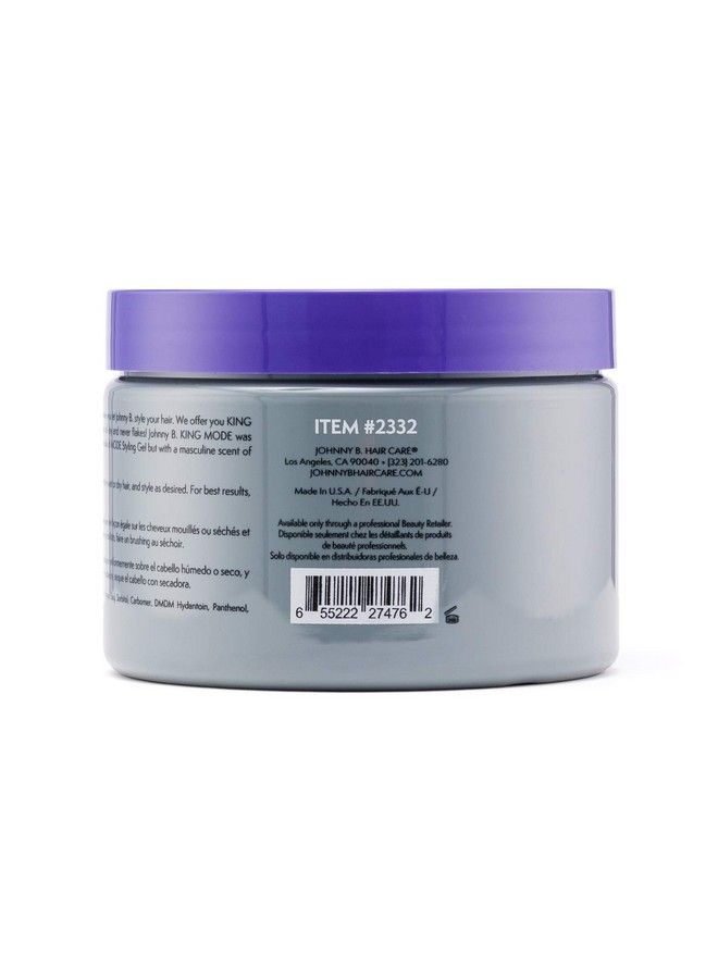 JOHNNY B. King Mode Hair Styling Gel 12 Oz. - Image 4