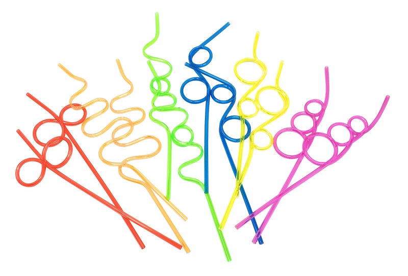 أوانفون 12 قطعة من المصاصات المجنونة للأطفال، المصاصات السخيفة للأطفال، القش البلاستيكي، القش القابل لإعادة الاستخدام، القش البلاستيكي القابل لإعادة الاستخدام، القش البلاستيكي القابل لإعادة الاستخدام للأطفال، القش القابل لإعادة الاستخدام، القش البلاستيكي الصلب، قش الحفلات - Image 1