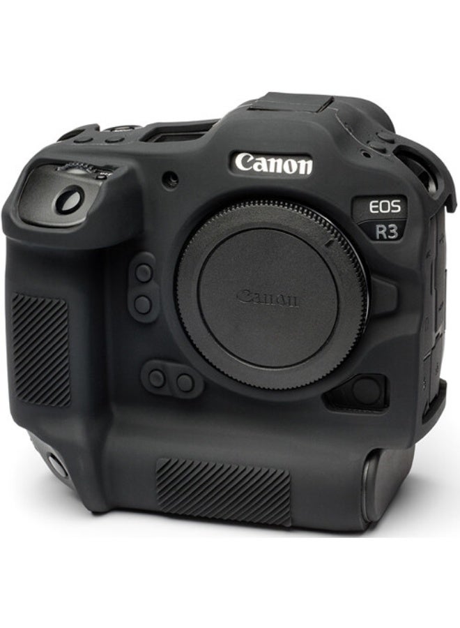 Easy Cover easyCover Silicone Protection Cover for Canon EOS R3 (Black) - Image 3