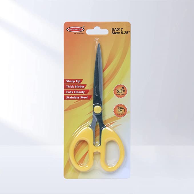 Bambalio BA017 Comfort 6.25-inch Grip Multipurpose Scissors (Pack of 2) - Image 1