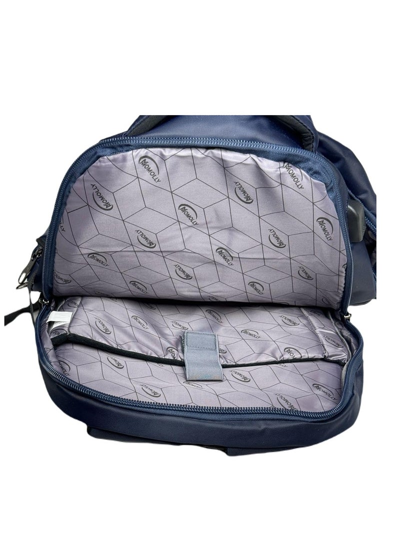 QSHOP Premium Qualty USB Laptop Backpack for Women Men School Backpack for Girls Teens Boys School Bag Business Backpack (47 * 31 * 20cm) 6 Assorted Pockets  - Image 5