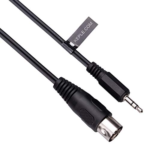 Keple 5-DIN MIDI to 3.5mm AUX TRS Jack Audio Cable, 5 pin to 3.5mm Stero Plug Compatible with Smartphones, PC notebooks, Ampifiers, HI-FI soundsystems, Supports Analog Sound Signal (L/R + Mass) 1.5m - Image 5