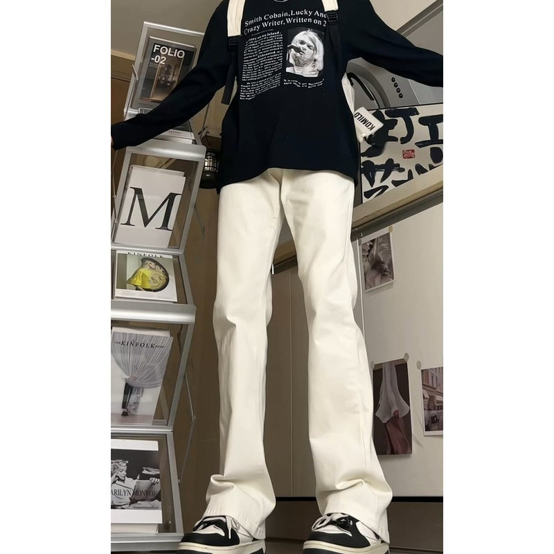 Unisex Casual Daily Denim Jeans - Image 4