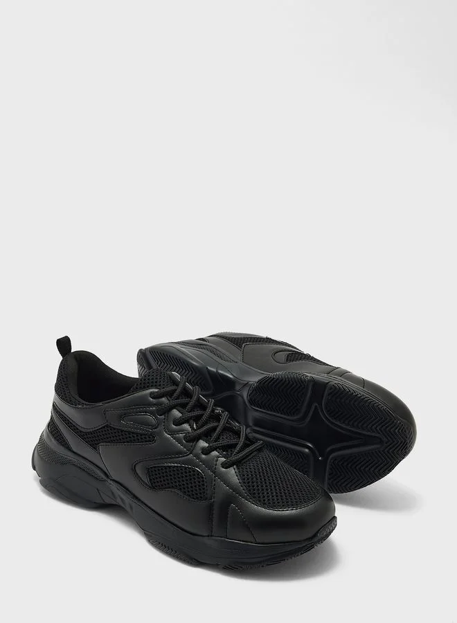 Seventy Five Chunky Sole Light Weight Sneakers