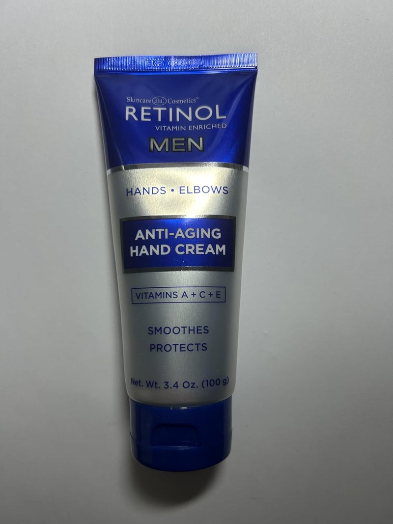 RETINOL MEN Mens 34oz Retinol Antiaging Hand Cream