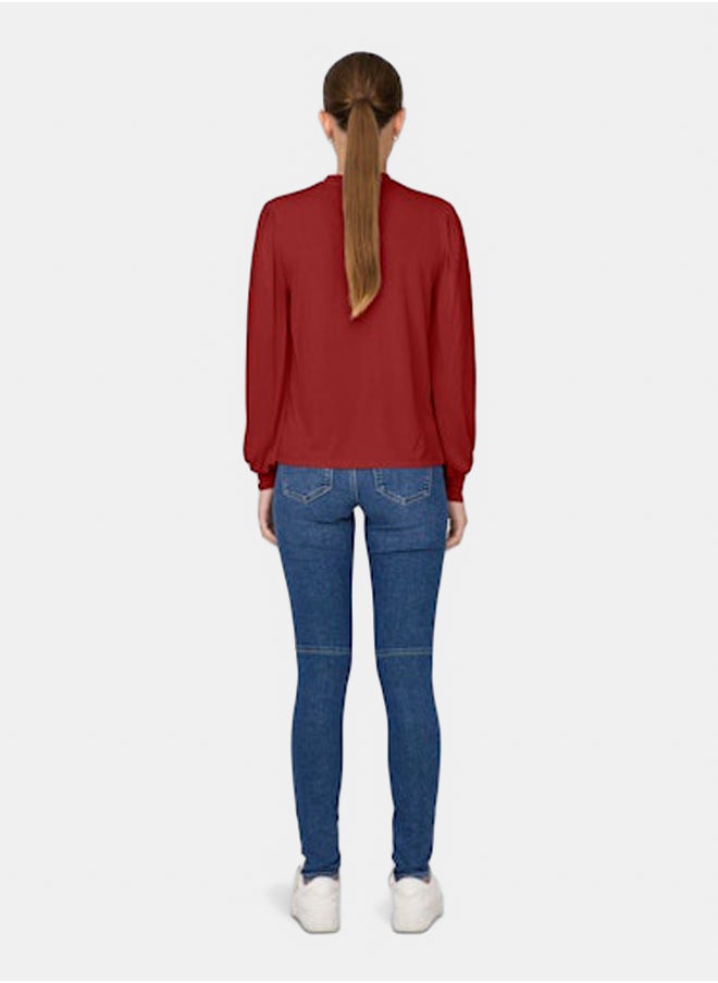 ONLY Onlfree Life L/S Modal Highneck Top Jrs  - Image 5