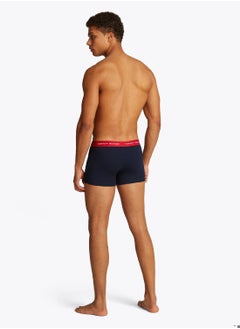 TOMMY HILFIGER Men's 3 Pack Trunks - Cotton, Multicolour  - Image 4