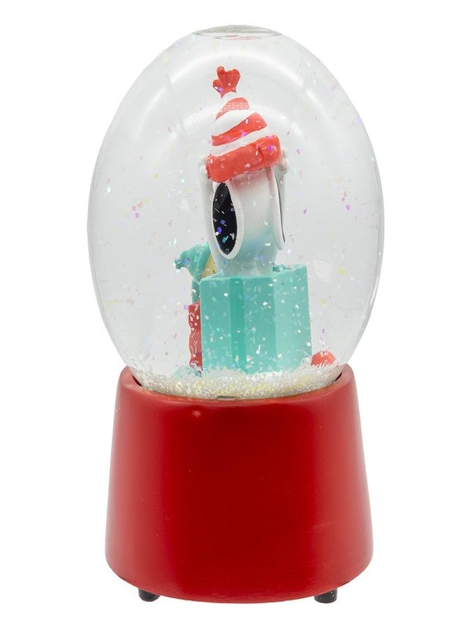 Peanuts Kurt Adler 100 MM Musical Snoopy with Presents WaterGlobe - Image 3