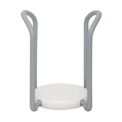 HARI - Dish Drying Rack, Multi-Functional Plates Cup Bowl Pot Pan Lid Storage Holder Organizer for Kitchen Cabinet Grey - Image 1