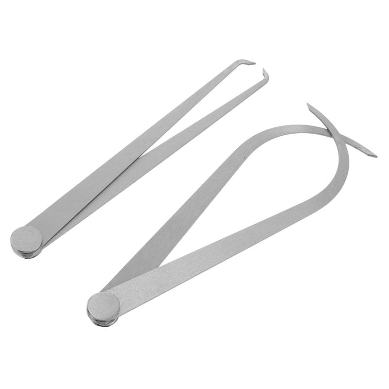 2Pcs Firm Joint Caliper for Precise Inside Outside Measurement Sculpture Pottery Clay Modeling - Image 1
