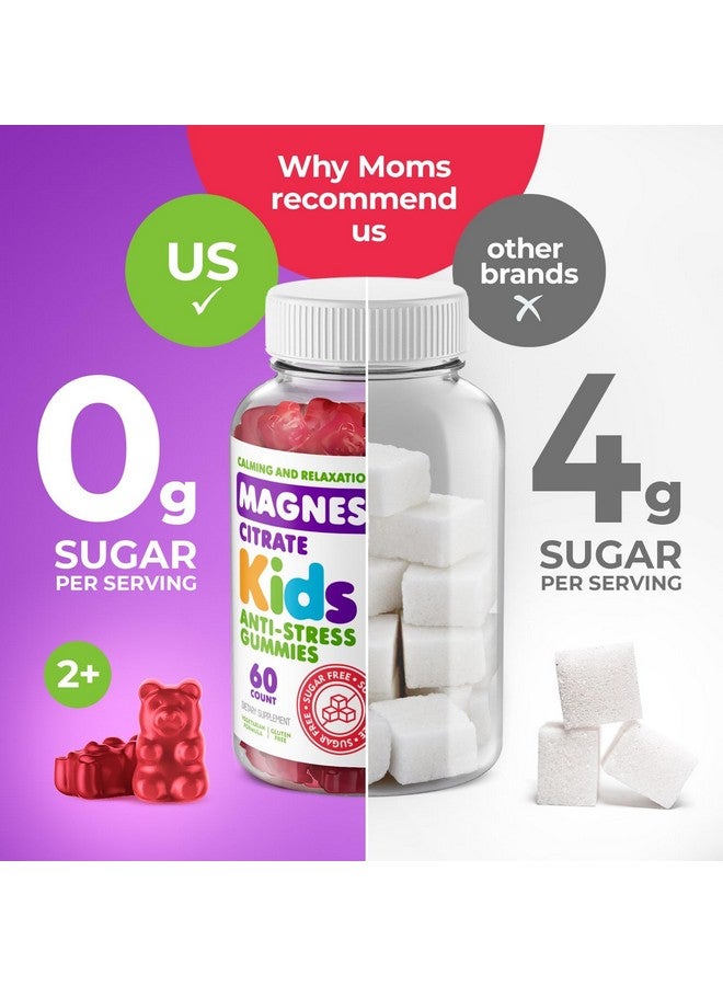 دكتور موريتز حلوى دكتور موريتز الخالية من السكر والمغنيسيوم المهدئة للأطفال والكبار - خالية من الكائنات المعدلة وراثيًا، غنية بسترات المغنيسيوم - بنكهة التوت - عبوة واحدة (180 قطعة) - Image 5